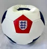 Kaikoo England FA Football Beanbag Logo Blue Red Patches - One Size Image 1