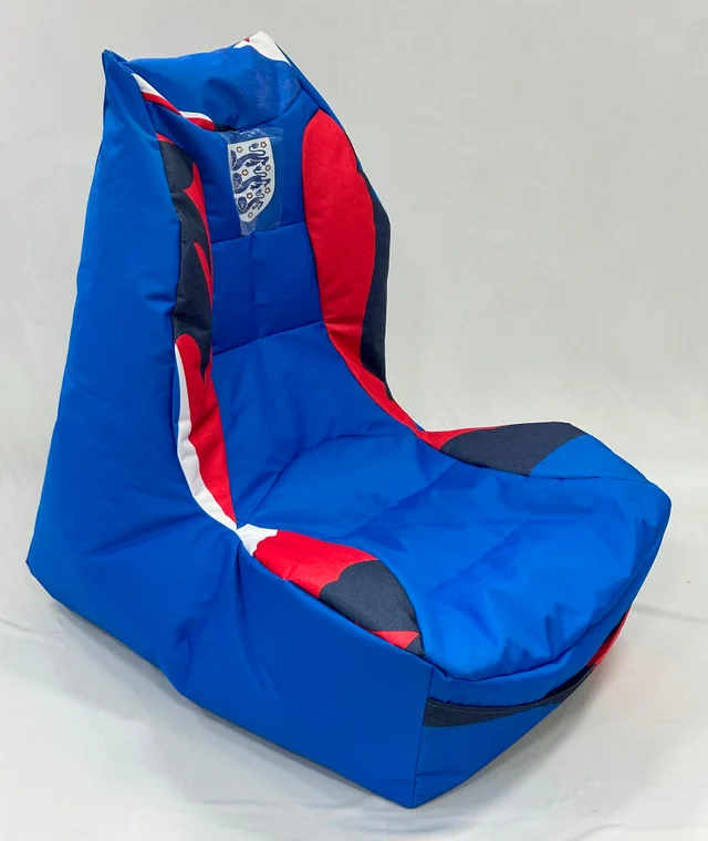 Kaikoo England FA Football Bucket Chair Blue Print