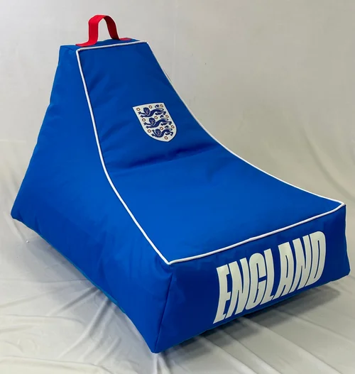 Kaikoo England FA Football Sumo Tripod Blue Beanbag - One Size Image 2