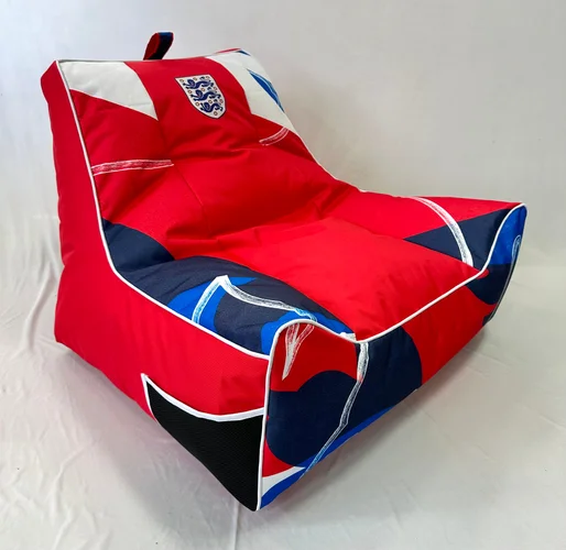 Kaikoo England FA Football Teams Chair Red Print Base - One Size Image 2