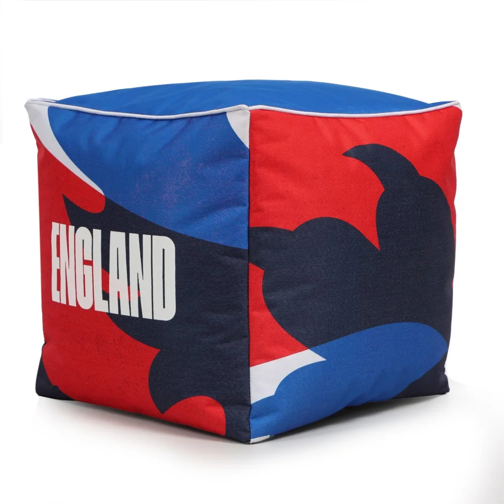 Kaikoo England FA Football Blue Top Cube Printed Sides - One Size Image 4