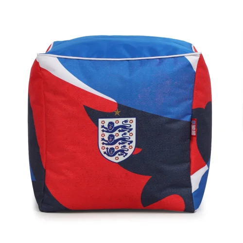 Kaikoo England FA Football Blue Top Cube Printed Sides - One Size Image 1