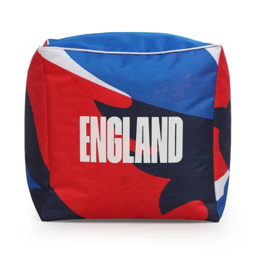 Kaikoo England FA Football Blue Top Cube Printed Sides - One Size Image 3
