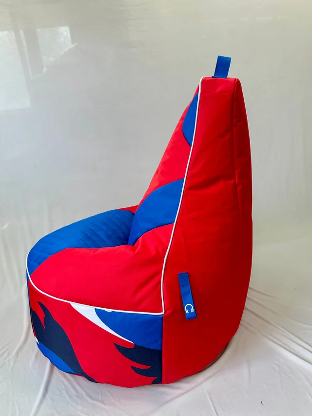 Kaikoo England FA Football Large XL Gamer Chair Red Print Base