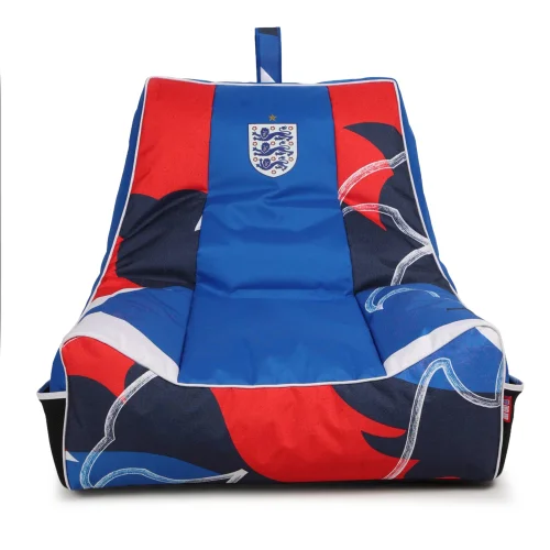 Kaikoo England FA Football Teams Chair Blue Print Base - One Size Image 1