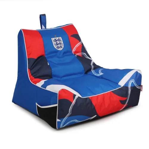 Kaikoo England FA Football Teams Chair Blue Print Base - One Size Image 2