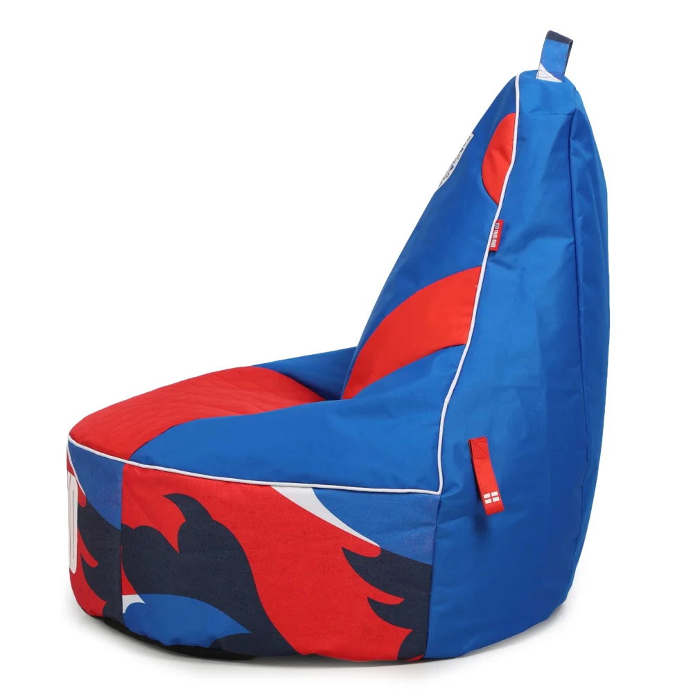 Kaikoo England FA Football Large XL Gamer Chair Blue Print Base - One Size Image 3