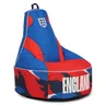 Kaikoo England FA Football Large XL Gamer Chair Blue Print Base - One Size Image 2