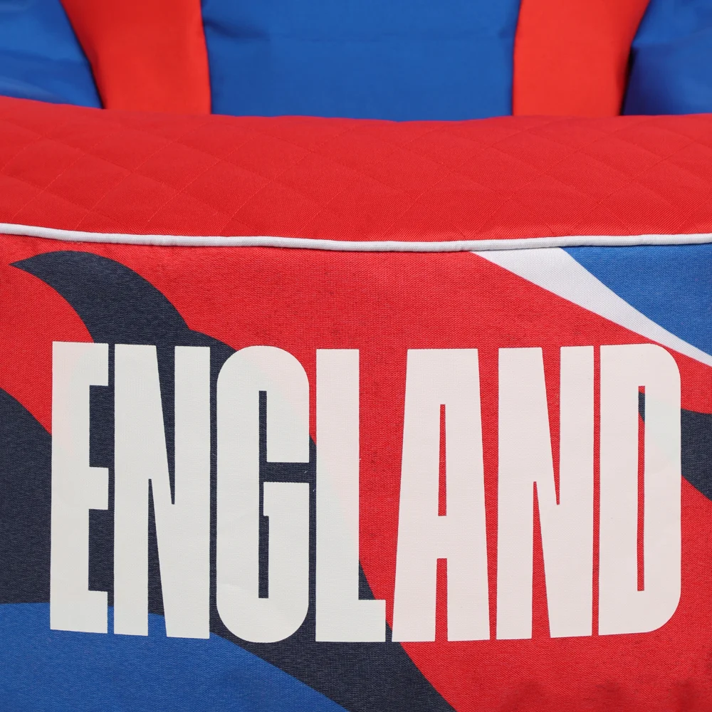 Kaikoo England FA Football Large XL Gamer Chair Blue Print Base - One Size Image 6