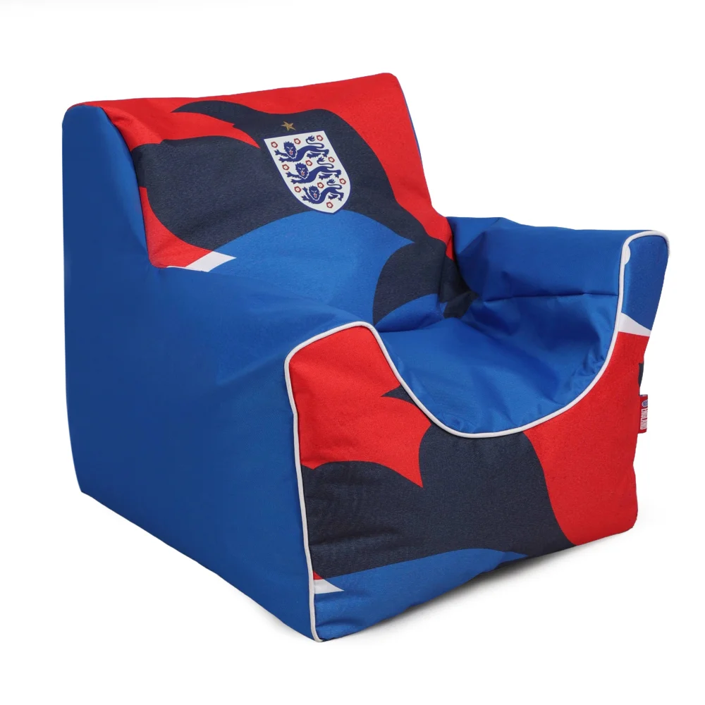 Kaikoo England FA Football Funzee Seat Blue Print Base - One Size Image 3