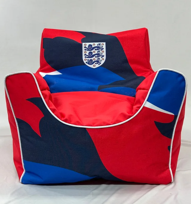 Kaikoo England FA Football Funzee Seat Red Print Base
