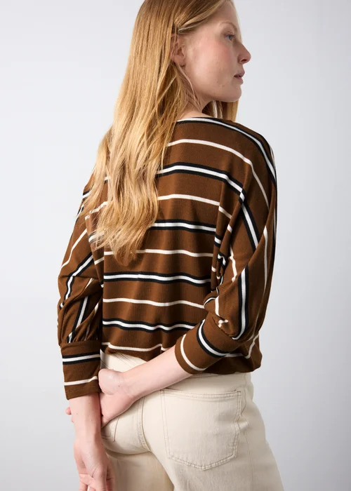 Ginger Striped Soft Knitted Jumper - Extra small Image 2
