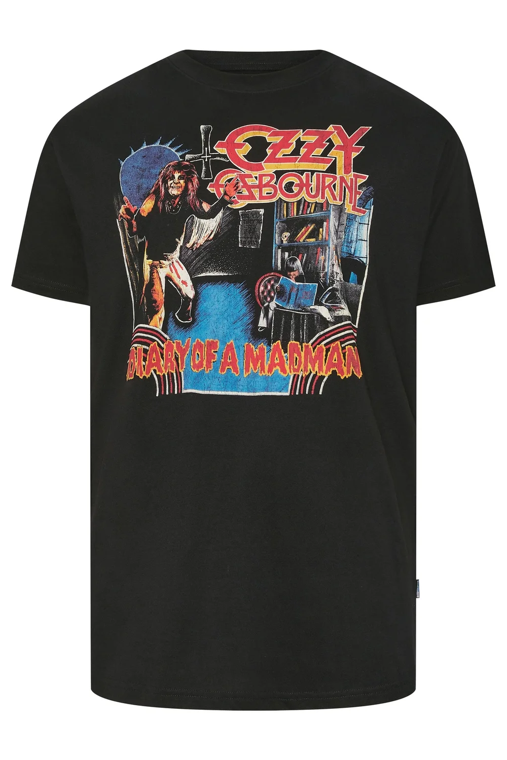BadRhino Black Extra Long Ozzy Osbourne Graphic T-Shirt - XL Image 5