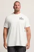 BadRhino White Extra Long 'Beer Happy' Tee - 5-6XL Image 1