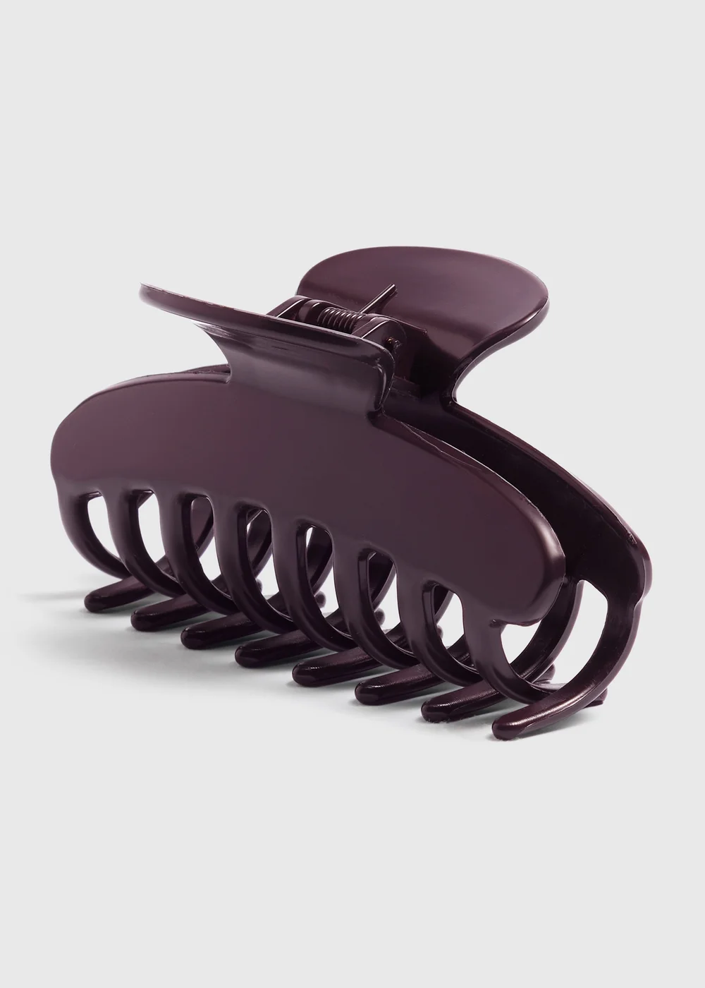 Souluxe Burgundy Claw Clip - One Size Image 2