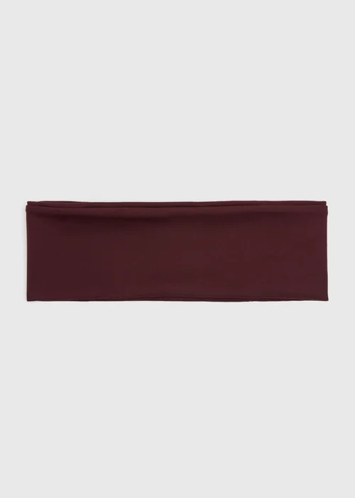 Souluxe Burgundy Headband - One Size Image 1
