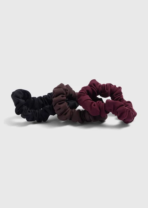 3 Pack Souluxe Multi Scrunchies - One Size Image 2