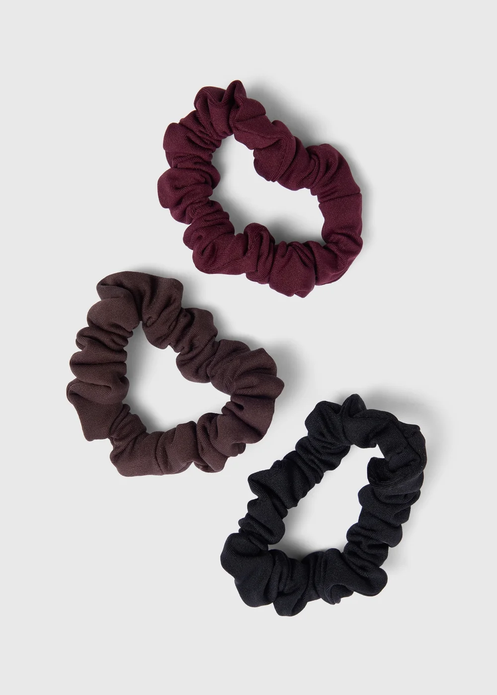 3 Pack Souluxe Multi Scrunchies - One Size Image 1