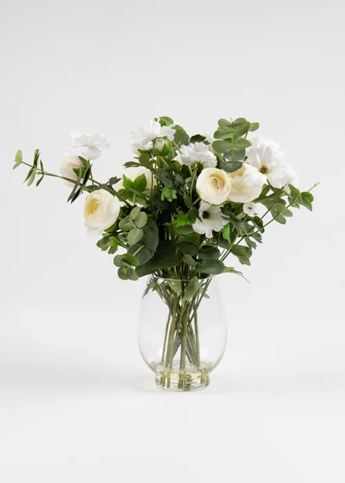 Scottish Everlastings Ranunculus Arrangement in Vase 42cm - One Size Image 2