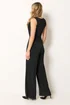 Long Tall Sally Black Cowl Neck Wide Leg Jumpsuit - 20 Image 3