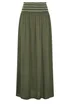 Long Tall Sally Olive Green Embroidered Waist Maxi Skirt - 16 Image 5