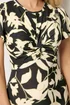 Long Tall Sally Black Floral Twist Front Maxi Dress - 12 Image 4