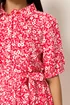 M&Co Petite Red Ditsy Floral Print Dress - 16 Image 4