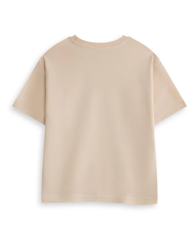 Miffy Girls Beige Character Face Short Sleeved T-Shirt (2-7 Years)