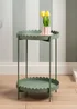 Scottish Everlastings Green Round Scallop Table - One Size Image 1