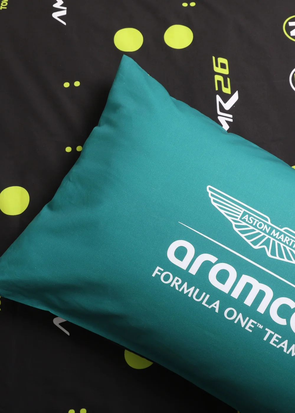 Aston Martin F1 Green Single Duvet Cover Set - Single Image 4