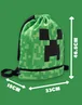 Minecraft Unisex Kids Green Creeper Face Backpack (One Size) - One Size Image 4