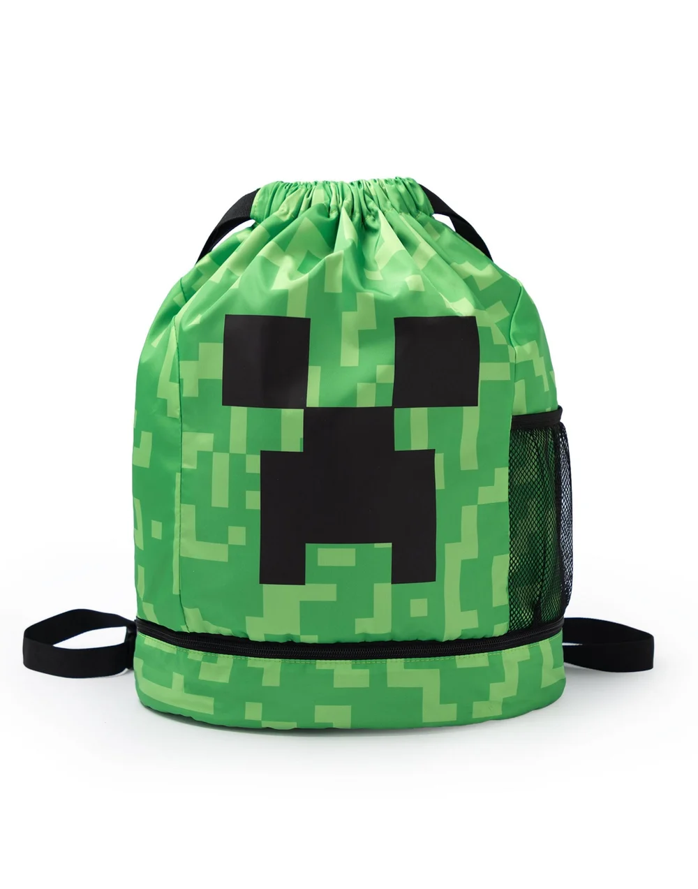 Minecraft Unisex Kids Green Creeper Face Backpack (One Size) - One Size Image 1