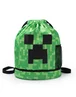 Minecraft Unisex Kids Green Creeper Face Backpack (One Size) - One Size Image 1