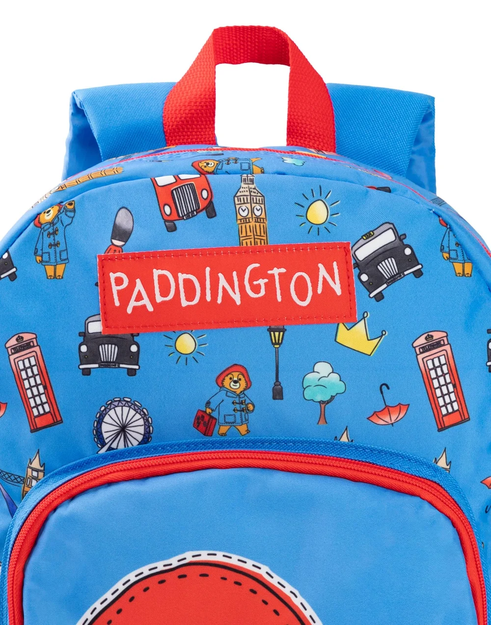 Paddington Bear Unisex Kids Blue Character Face Backpack (One Size) - One Size Image 4