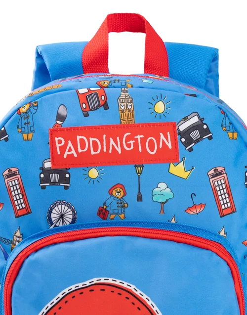 Paddington Bear Unisex Kids Blue Character Face Backpack (One Size) - One Size Image 4