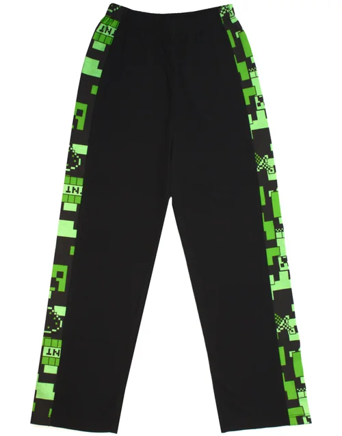 Minecraft Boys Green Camo Short Sleeve Long Leg Pyjama Set (11-12 Years) - 7-8 Yrs Image 3