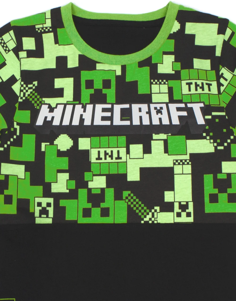 Minecraft Boys Green Camo Short Sleeve Short Leg Pyjama Set (10-11 Years) - 6-7 Yrs Image 4