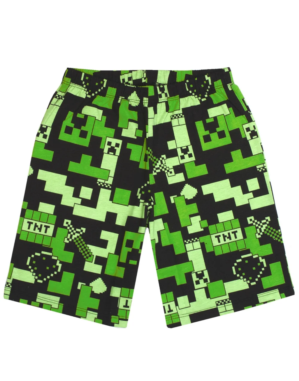 Minecraft Boys Green Camo Short Sleeve Short Leg Pyjama Set (10-11 Years) - 6-7 Yrs Image 3