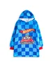 Hot Wheels Boys Blue Car Pocket Blanket Hoodie (6-13 Years) - 6-8 Yrs Image 3