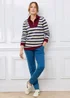 Cotton Traders Airforce Zip Neck Sweatshirt - 12 Image 2