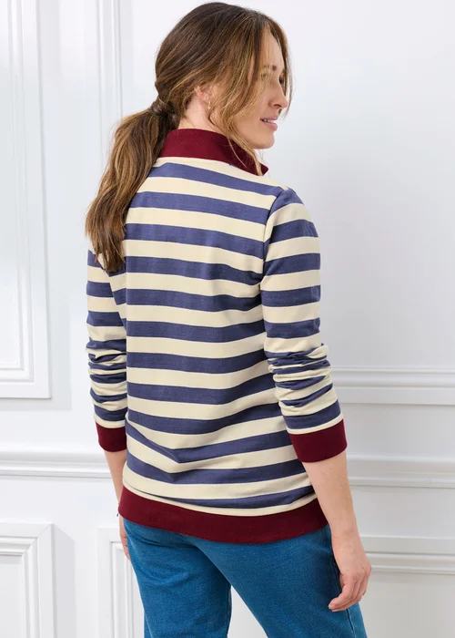 Cotton Traders Airforce Zip Neck Sweatshirt - 12 Image 3