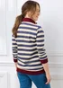Cotton Traders Airforce Zip Neck Sweatshirt - 12 Image 3