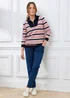 Cotton Traders Rose Zip Neck Sweatshirt - 22 Image 2