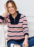 Cotton Traders Rose Zip Neck Sweatshirt - 22 Image 4