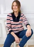 Cotton Traders Rose Zip Neck Sweatshirt - 22 Image 1