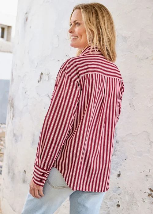 Cotton Traders Ruby Long Sleeve Printed Cotton Shirt - 16 Image 3