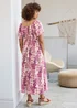 Cotton Traders Ecru Printed Maxi Dress - 18 Image 3