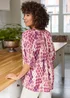 Cotton Traders Ecru Printed Short Sleeve Blouse - 20 Image 3
