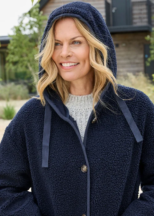 Cotton Traders Midnight Hooded Borg Jacket - 20 Image 4