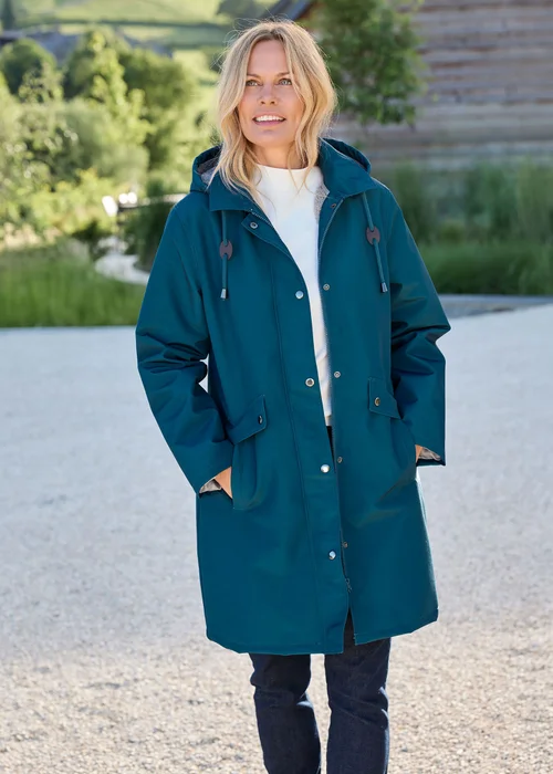 Cotton Traders Jade All Weather Fleece Lined Waterproof Coat - 22 Image 2